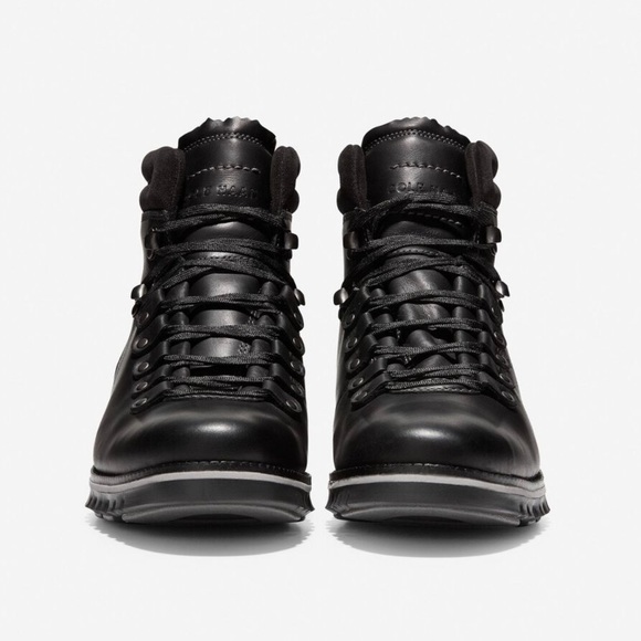 Cole Haan ZeroGrand Hiker Boot Black Leather Style C30403 Mens Size 8.5 … - Picture 3 of 10